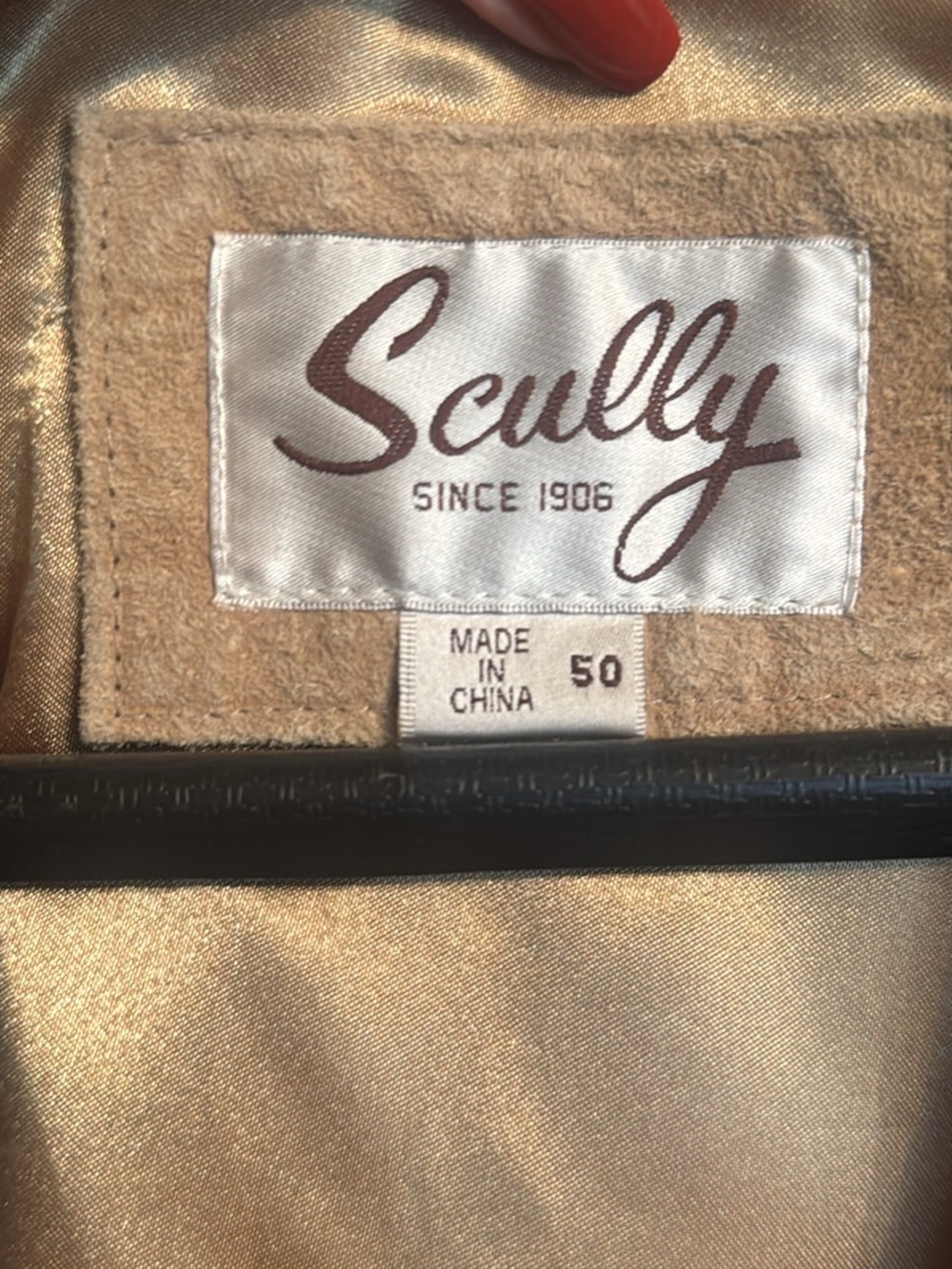 Scully Beige Men’s Suede Fringe Western Jacket - Picture 2 of 7